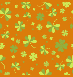 St Patrick S Day Background Seamless Shamrock