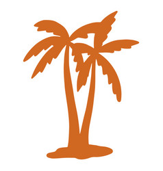 Doodle Palm Tree Close Icon