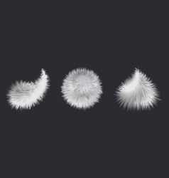 Winter Furry Pompoms Shaggy Feather Fluffy Fur