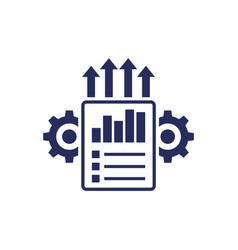 Increase Productivity Icon On White