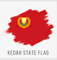 Malaysia State Kedah Flag Design Template