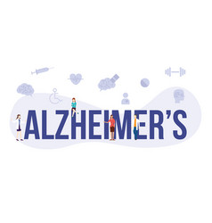 Alzheimers Disease For Old People Concept