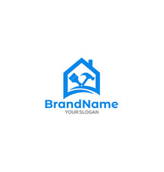 Painting And Remodeling House Logo Design