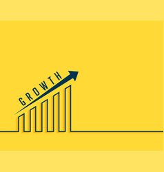 Business Success Growth Chart With Upward