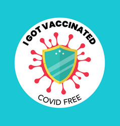 I Got Vaccinated Covid19 Free Banner