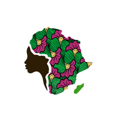 Concept Of Mother African Woman Map Of Africa