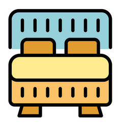 Drink In Bed Icon Flat