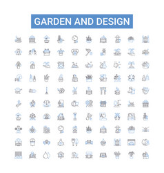 Garden And Design Outline Icons Collection