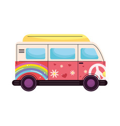 Hippie Van Retro Style