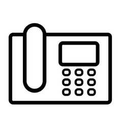 Intercom telephone icon Royalty Free Vector Image
