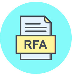 Rfa File Document Icon