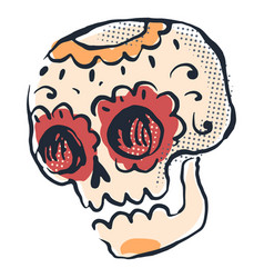 Cinco De Mayo Sugar Skull Doodle