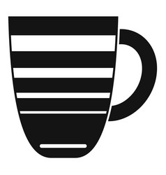 Matte Mug Icon Simple Hot Cup