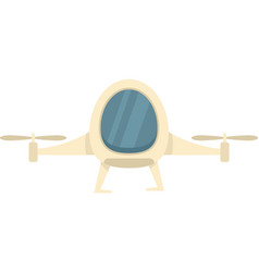 Air Unmanned Taxi Icon Flat Isolated