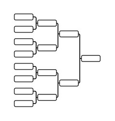 Bracket Sport Tournament Blank Elimination Event