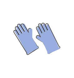 Latex Or Nitrile Medical Rubber Gloves Icon