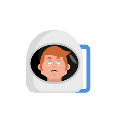 Astronaut Sad Emoji Cosmonaut Sorrowful Emotion