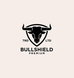 Bull Shield Logo Design