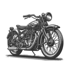 Motorcycle Engraving Sketch