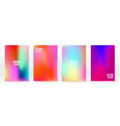 Minimal Poster Pastel Soft Rainbow Gradient Set