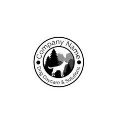 Modern Natural Dog Or Pet Care Logo