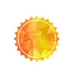 Sun Triangle Colored Icon