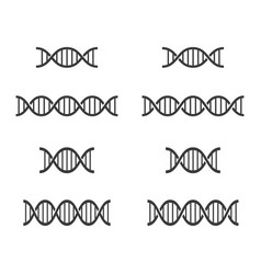 Dna Icon Genetic Chromosome Isolated