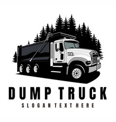 Dump Truck Logo Design Icon