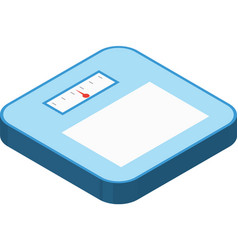 Weighing Scale In 3d Isometric Style