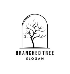 Branch Logo Line Art Minimalist Design