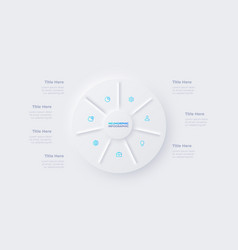 Circle Diagram Divided Into 7 Sectors Design