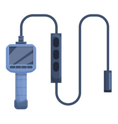 Medical Endoscope Icon Cartoon Style