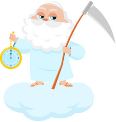 Father Time Man Cartoon Character