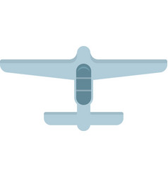 Small Plane Taxi Icon Flat Isolated