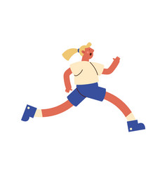 Young Woman Running