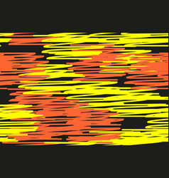 Red And Yellow Hatched Blots Seamless Background