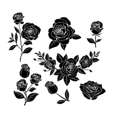 Rose Flower Element Design