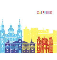 Salzburg Skyline Pop