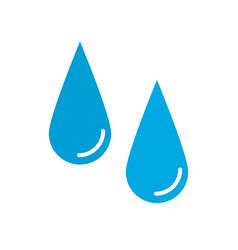 Glossy Water Droplet Icon Or Water And Sweat