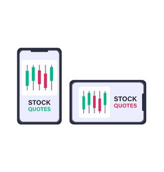 Stock Quotes Mobile Application On Phone