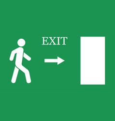 Emergency Exit Sign