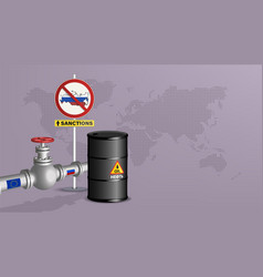 Political And Economic Poster Ban On Russian Oil