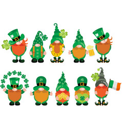 St Patrick S Day Funny And Cute Gnomes Set