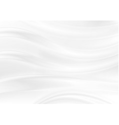 Abstract White Glossy Smooth Waves Background