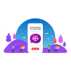 Sale 20 Percent Off Bubble Banner Discount