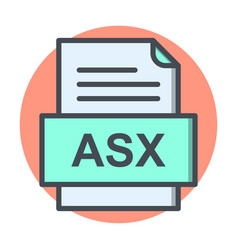 Asx File Document Icon