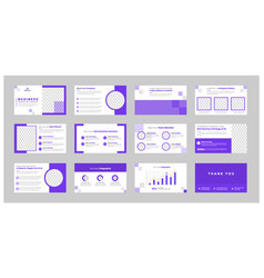 Business Slide Presentation Templates Design Set