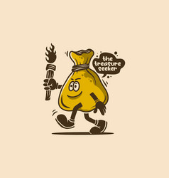 Mascot Art Of Money Sack