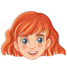 Red-haired Girl With Freckles