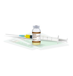 Immunization Hpv Vaccine Medical Test Vial